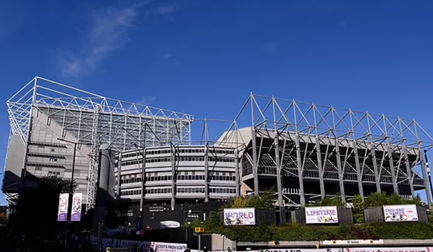 Newcastle plans to expand St James' Park.