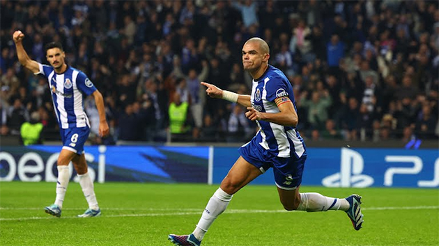 Pepe brought an important victory to Porto.