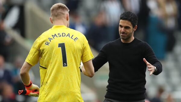 Ramsdale is out of Arteta's plans.